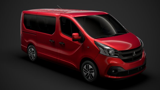 mitsubishi express spaceclass 2020 3D Model .c4d .max .obj .3ds .fbx .stl .blend 