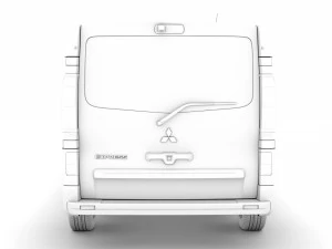 mitsubishi express spaceclass 2020 3D Model