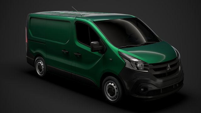 mitsubishi express van 2020 Modelo 3D .c4d .max .obj .3ds .fbx .stl .blend 