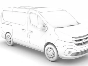 mitsubishi express van 2020 3D Model