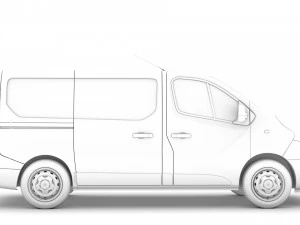 mitsubishi express van 2020 3D Model