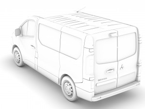 mitsubishi express van 2020 Modelo 3D