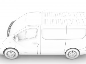 mitsubishi express van 2020 Modelo 3D
