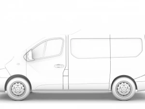 mitsubishi express van 2020 3D Model