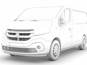 mitsubishi express van 2020 3D Model