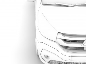 mitsubishi express van 2020 Modelo 3D