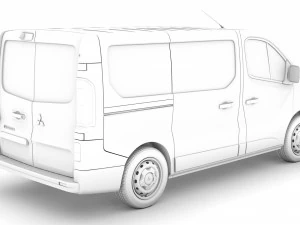 mitsubishi express van 2020 3D Model