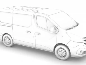 mitsubishi express van 2020 3D Model