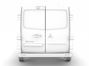mitsubishi express van 2020 Modelo 3D
