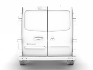 mitsubishi express van 2020 3D Model