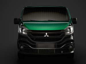 mitsubishi express van 2020 Modelo 3D