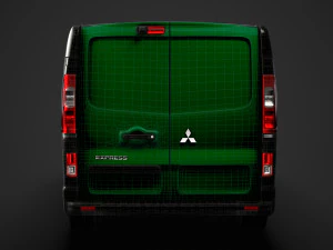 mitsubishi express van 2020 3D Model