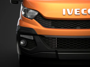 iveco daily crew cab l4 chassis 2014 3D Model