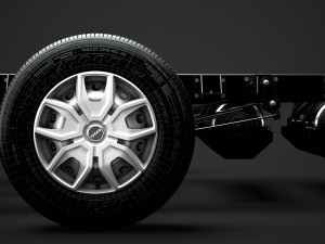 iveco daily crew cab l4 chassis 2014 Modelo 3D