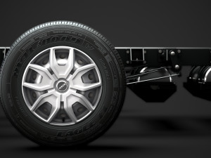 iveco daily crew cab l4 chassis 2019 3D Model