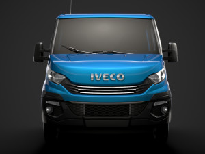 iveco daily crew cab l4 chassis 2019 3D Model