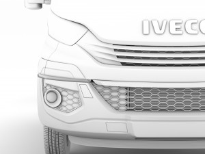 iveco daily crew cab l4 chassis 2019 3D Model