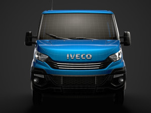 iveco daily crew cab l4 chassis 2019 3D Model