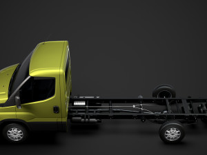 iveco daily single cab l4 chassis 2014 3D-Modell