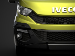 iveco daily single cab l4 chassis 2014 3D-Modell