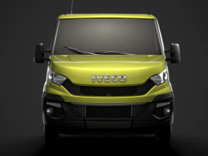 iveco daily single cab l4 chassis 2014 3D Model