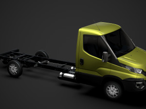 iveco daily single cab l4 chassis 2014 3D-Modell
