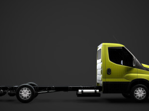 iveco daily single cab l4 chassis 2014 3D-Modell