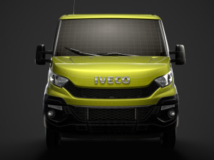 iveco daily single cab l4 chassis 2014 3D-Modell