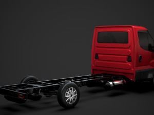 iveco daily single cab l4 chassis 2019 Modelo 3D