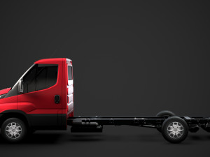 iveco daily single cab l4 chassis 2019 Modelo 3D