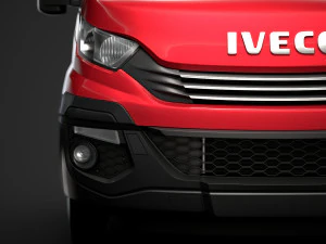 iveco daily single cab l4 chassis 2019 3D Model