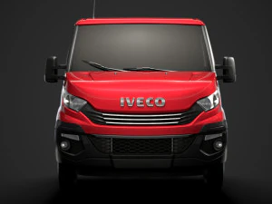iveco daily single cab l4 chassis 2019 3D Model