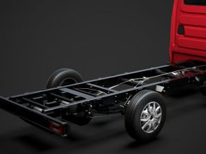 iveco daily single cab l4 chassis 2019 Modelo 3D