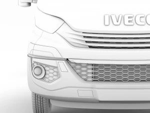 iveco daily single cab l4 chassis 2019 3D Model