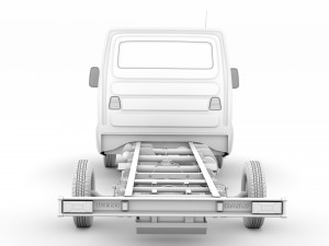 iveco daily single cab l4 chassis 2019 Modelo 3D