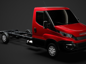 iveco daily single cab l4 chassis 2019 Modelo 3D