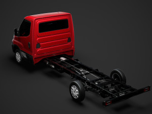 iveco daily single cab l4 chassis 2019 Modelo 3D