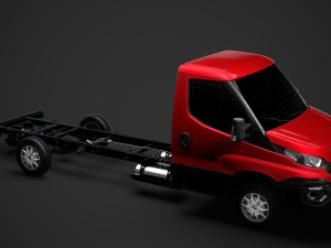 iveco daily single cab l4 chassis 2019 Modelo 3D