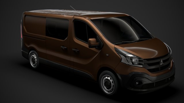 mitsubishi express combi lwb 2020 3D-Modell .c4d .max .obj .3ds .fbx .stl .blend 