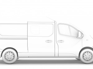 mitsubishi express combi lwb 2020 3D-Modell