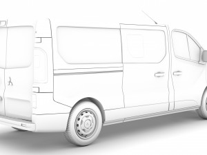 mitsubishi express combi lwb 2020 3D-Modell