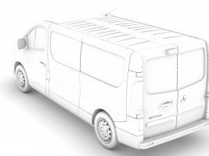 mitsubishi express combi lwb 2020 3D-Modell