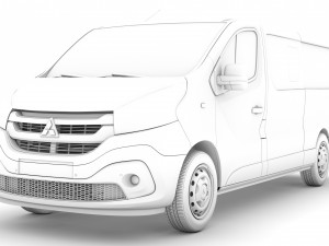 mitsubishi express combi lwb 2020 3D-Modell