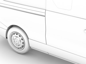 mitsubishi express combi lwb 2020 3D-Modell