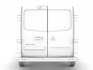 mitsubishi express combi lwb 2020 3D-Modell