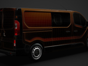 mitsubishi express combi lwb 2020 3D-Modell