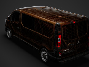mitsubishi express combi lwb 2020 3D-Modell