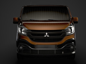 mitsubishi express combi lwb 2020 3D-Modell