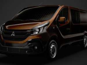 mitsubishi express combi lwb 2020 3D-Modell