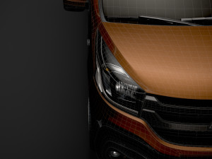 mitsubishi express combi lwb 2020 3D-Modell
